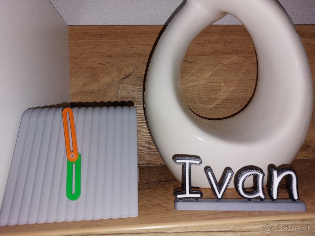 3D model - nápis